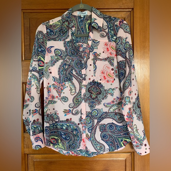 Paisley Portofino Long Sleeved Top - Picture 2 of 7